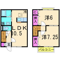 EspoirⅡの物件間取画像